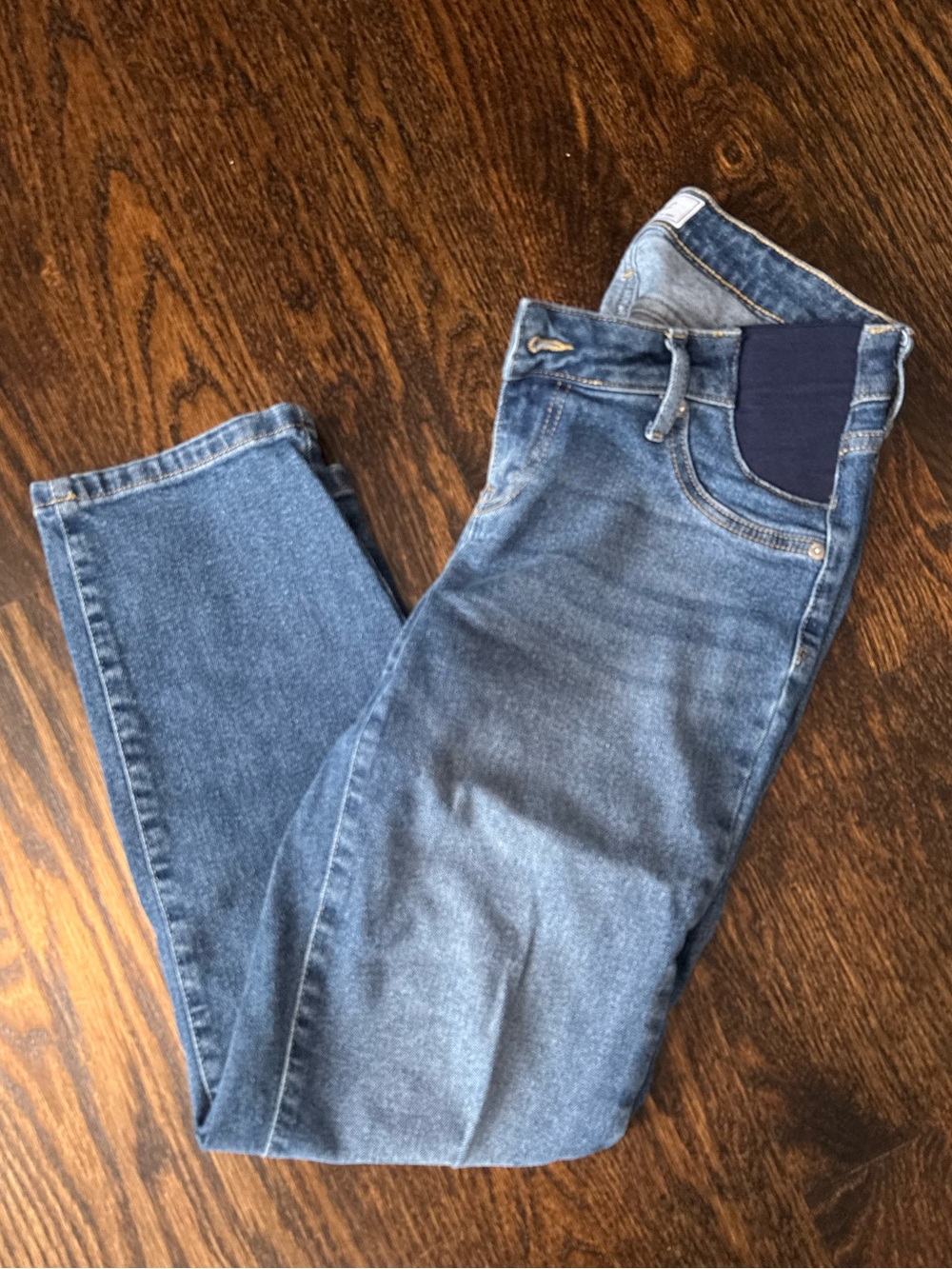 Gap Maternity Straight Leg Side Panel Jeans